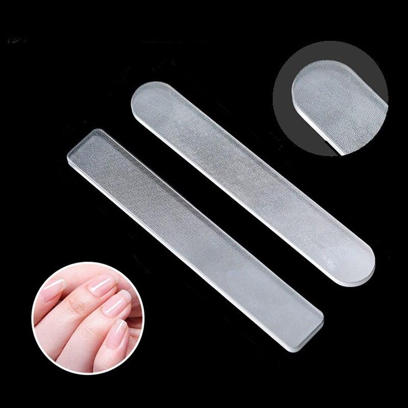 1 шт., нано-стеклянная пилочка для ногтей, шлифовальная полоска для ногтей, полировка, шлифовальная полоска, принадлежности для маникюрного салона, прозрачные