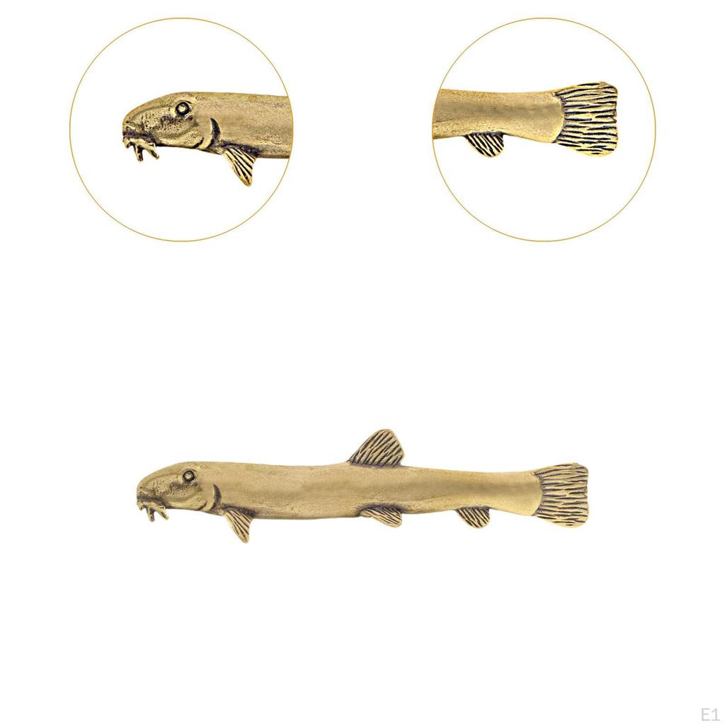 Realistic Loach Statue Retro Design Creative Table Centerpiece Animal Sculpture Chinese Ornaments