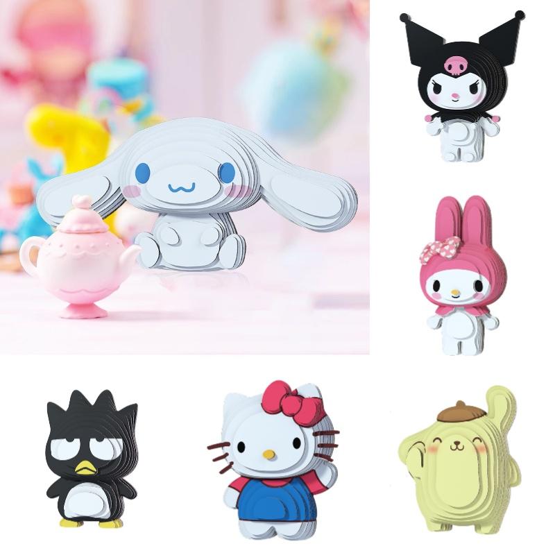 Милый мультяшный 3D бумажный пазл Sanrio для детей, оптовая продажа