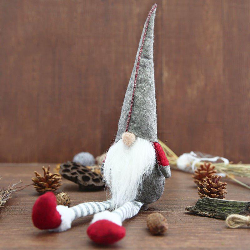 Рождественская кукла Санта-Клауса премиум-качества для элегантных украшений дома и подарков