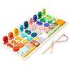 Toddler Montessori Toys Shape & Number Matching Fishing Game Animal Puzzle To Exercise Fine Motor Skills for Boys and Girls