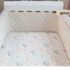 Double Layer Crepe Baby Crib Bumper: Child Safety Rail Guard; Anti-Stuck, Anti-Collision, Soft & Thickened for Home Use
