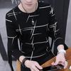Мужская футболка с длинным рукавом, круглым вырезом, пуловер, мягкая, в молодом стиле, теплая, удобная, с воротником-стойкой, повседневная, весенние топы для ежедневной носки