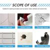 1pcs/set White Porcelain Repair Kit Ceramic Repair Paste Tile Tub Toilet Sink Shower Kits Chip Crack Hole Scratches Fix Adhesive