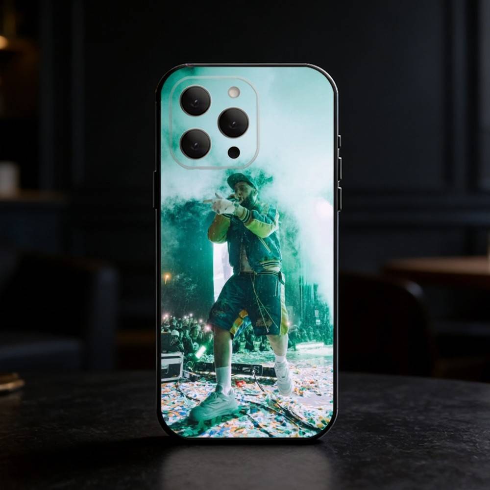 HOT 2025 Jc Reyes JC REYES Tour Phone Case For iPhone 17,16,15,14,13,12,11 Plus,Pro,Max,Mini Silicone black Soft Cover