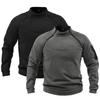 Men Sweatshirt Warm Zippers Loose Soft Breathable Pullover Long Sleeve Windproof Stand Collar Autumn Tops Daily Clothes