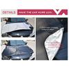 Double Circle Car Front Windshield Summer Anti-Sun Heat Blocking Cover Protector