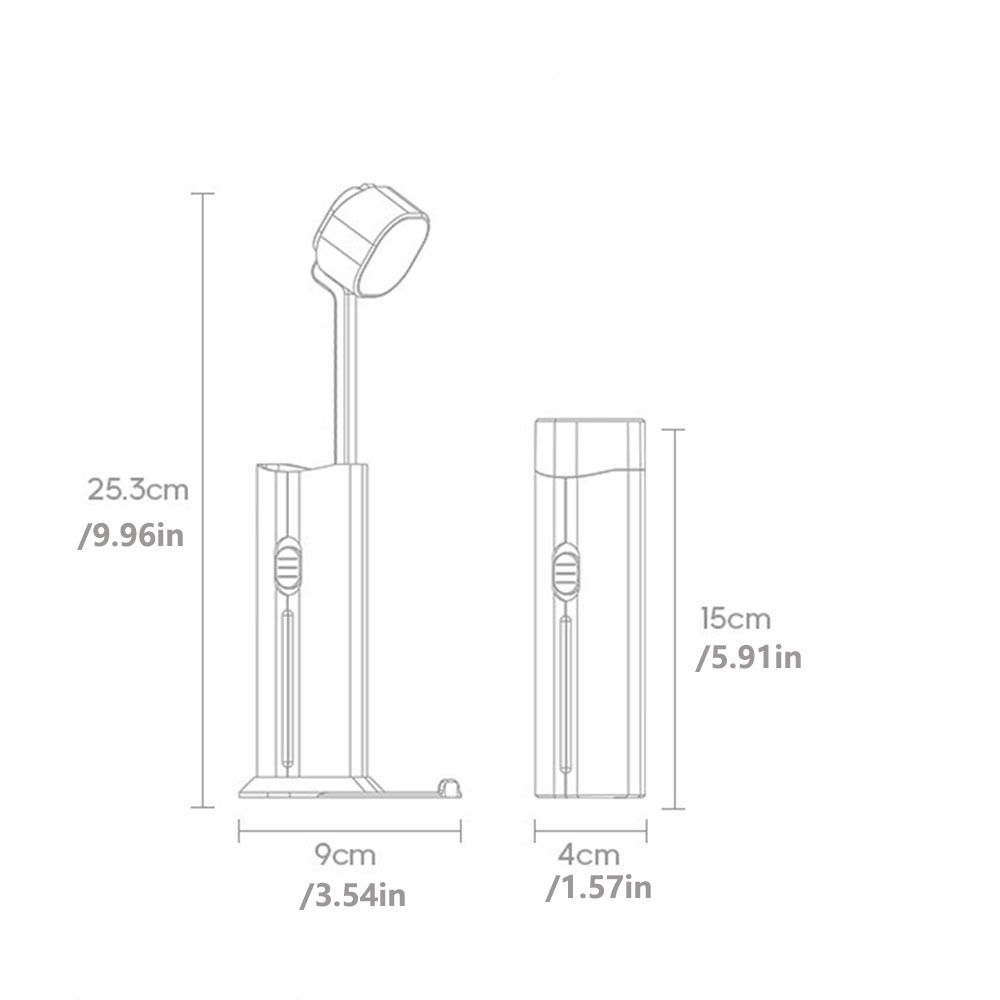 with Flashlight Foldable Desk Lamp Eye Protection LED Night Light Reading Table Lamp Home Office