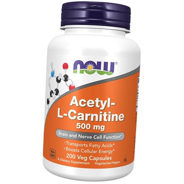 Ацетил L Карнитин, Acetyl L-Carnitine 500, Now Foods  50вегкапс (72128070)