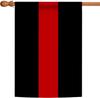 Toland Home Garden 1010868 Thin Red Line Fire Ag Double Sided Fire Garden Ag for Outdoor House Patriotic Ag GGX