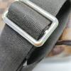 [Pre-Owned] District Medium Brown Coated Canvas Checkered Messenger Bag - Very Good #3HGCQ