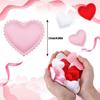 100/200Pcs Artificial Love Heart Petals Valentine's Day Wedding Party Confetti Petals Sponge Satin Fabric Table Bed Decorations