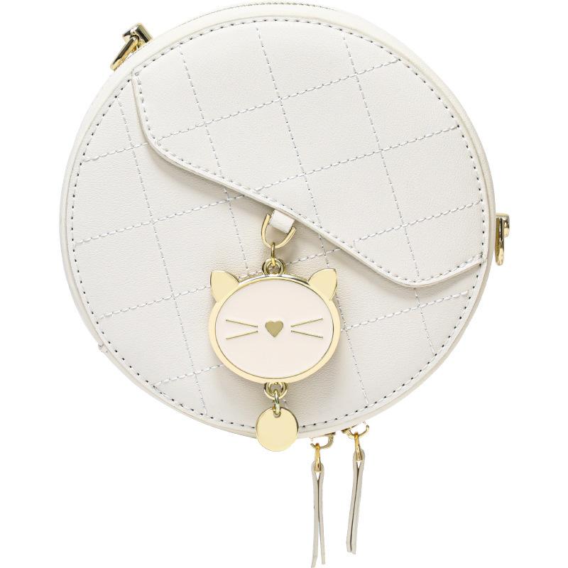 Женская сумка через плечо с крайней плотью Senior Sense Everything Маленькая круглая сумка Легкая роскошная сумка на плечо Модная сумка на цепочке