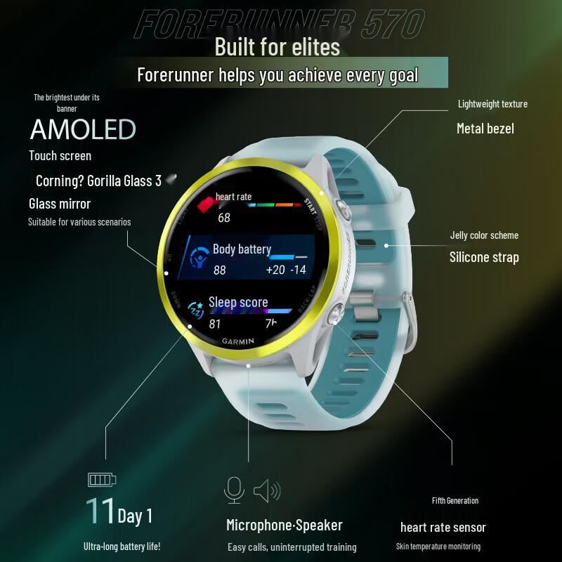Смарт-часы Garmin Forerunner 570 GPS для бега