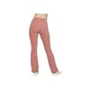 Nike Zenvb Air Series Solid Color High Waist Slim Fit Flared Sports Trousers Women Bottoms Canyon-Pink Black FV7922-634