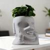 Yousheng Human Head Planter Pot Pen Holder Picking Nose Men Flowerpot Succulents Herb Plants Container Home Balcony Garden Decoration