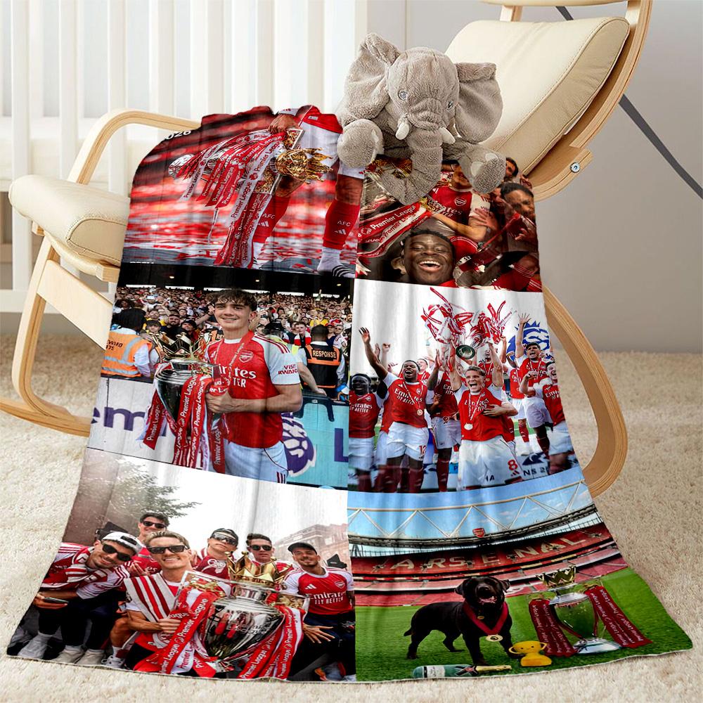 Arsenal Blanket Durable Comfort Perfect for Livingroom Bed Picnics Four Seasons Universal Digital Print Birthday Christmas Gift Blanket