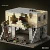 Новые Военные Строительные Блоки Второй Мировой Войны MOC Городская Уличная Битва Разрушения Руины Миниатюрная Модель Платформа Сцена Креативная Игрушка