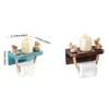 Space-Saving Toilet Paper Holder Rustic Maritime Rope Paper Holder Roll Paper Holder  Bathroom
