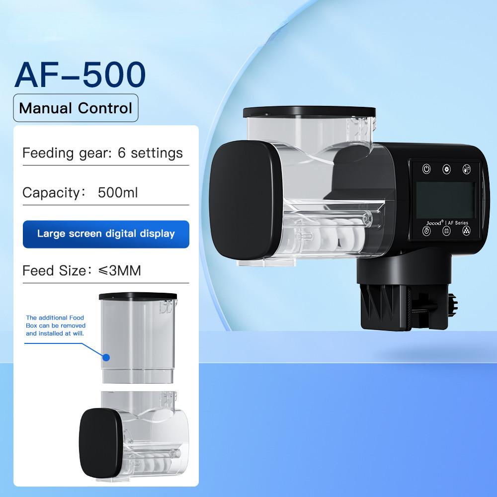 500ML Aquarium Fish Tank Feeder Intelligent Automatic Feeder Digital Timing Wifi Wireless Remote Control Fish Feeding