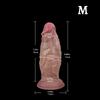 Thick Realistic Dildo,Giant Dual Density Silicone Penis with Strong Suction Cup,Soft Light Beige Design for G-Spot&Anal Stimulation,Adult Toy