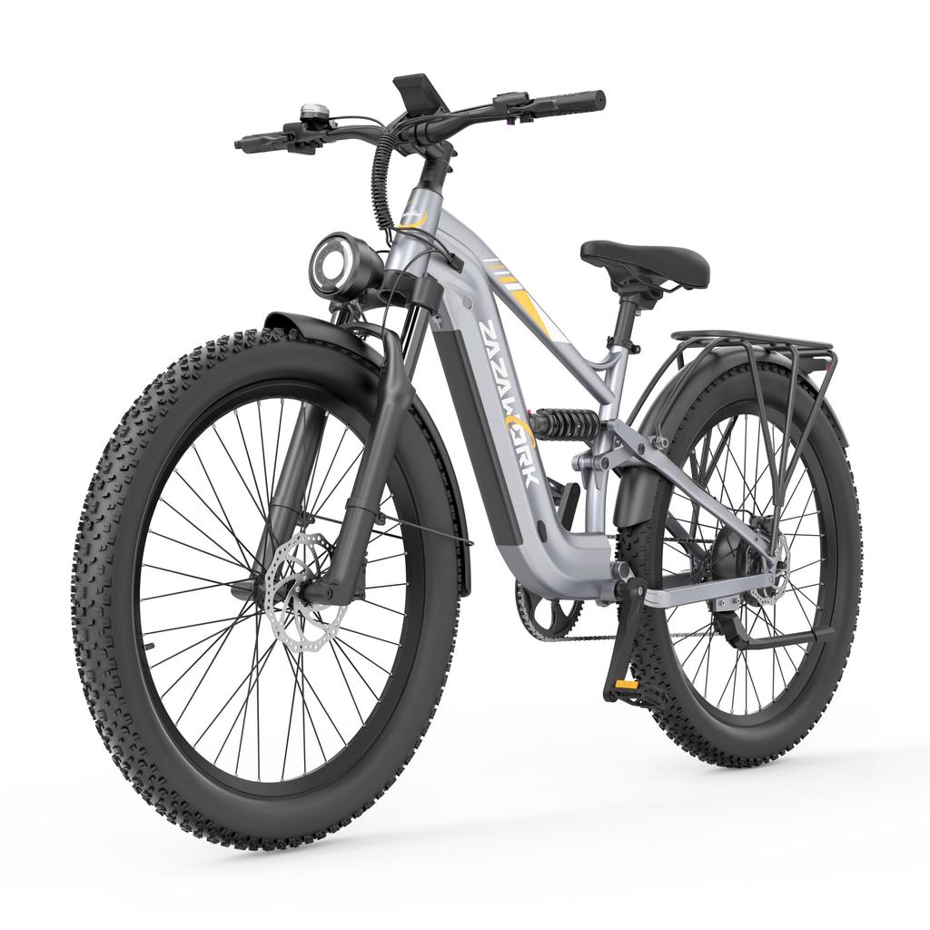 ZAZAWORK CF500 Electric Mountain Bike, 48V 20Ah Battery, 90km Range, Hydraulic Disc Brakes