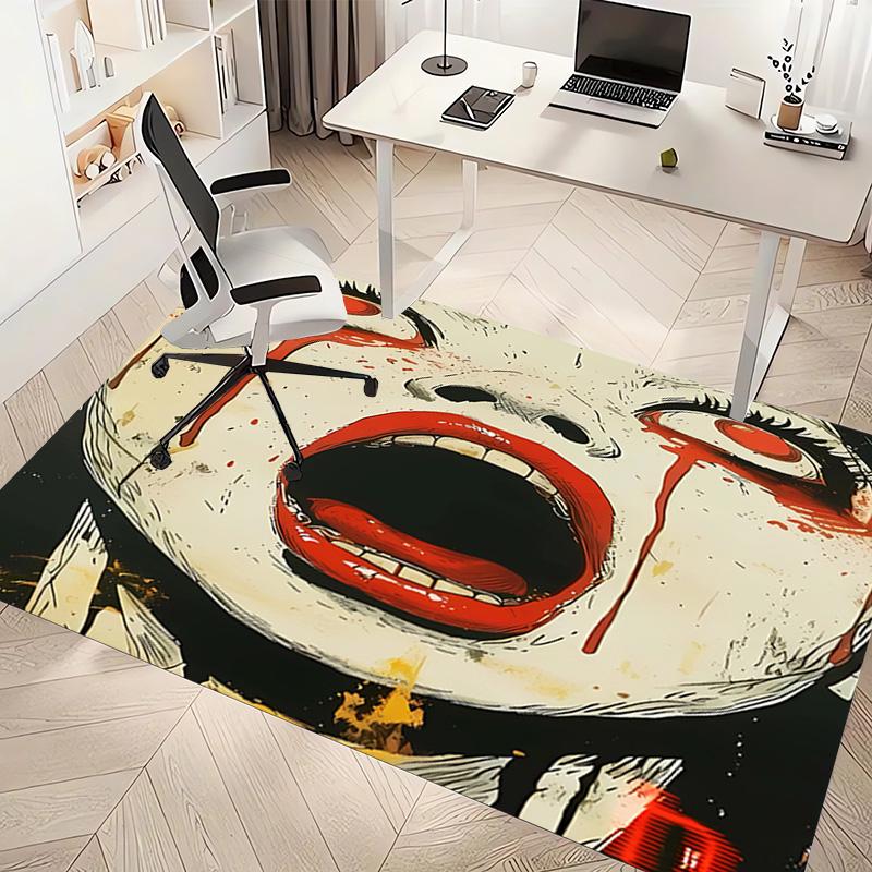 1pc Thriller Manga Junji Ito Tomie2 Print Area Rug - Soft, Washable Non-Slip Indoor Mat, Living Room, Home Office Decorative Rug,Office Decorative