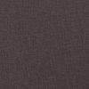Bed Frame without Mattress Dark Brown 160 x 200 cm Fabric
