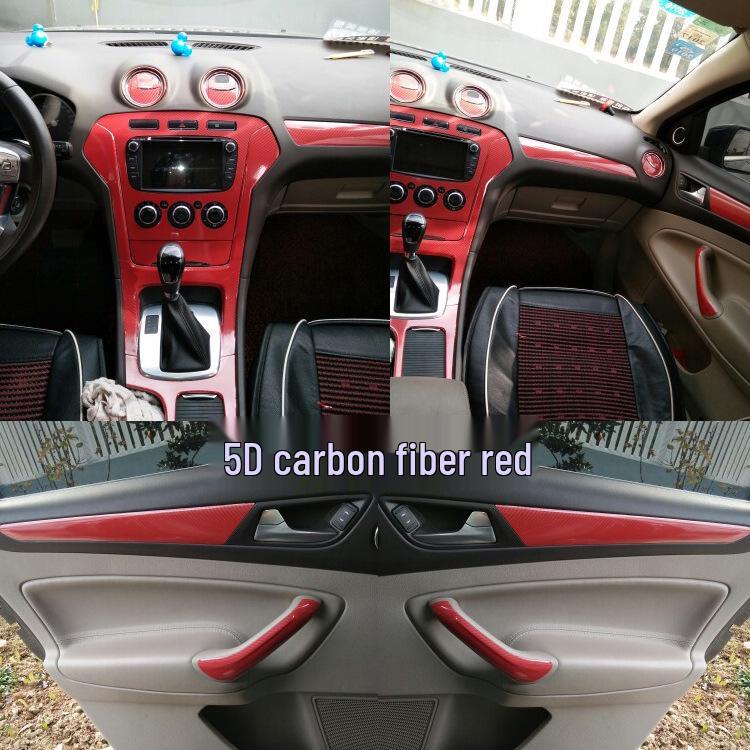 Mondeo 07-13 Dashboard Carbon Fiber Interior Sticker Film