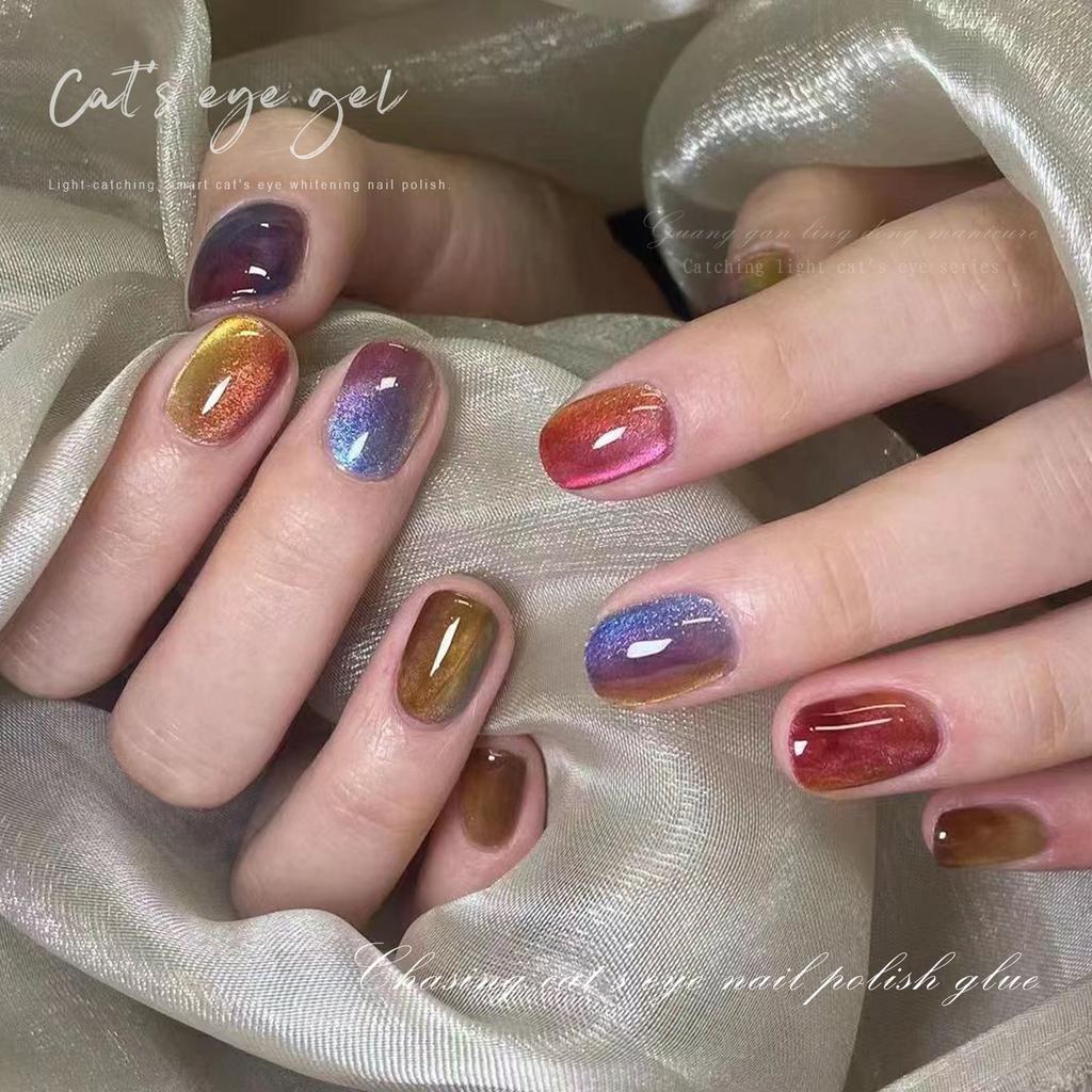 Nail Art Chasing Light Cat'S Eye лак для ногтей клей Smart Whitening популярный клей для нейл-арта Cat'S Eye клей маленький набор специальный