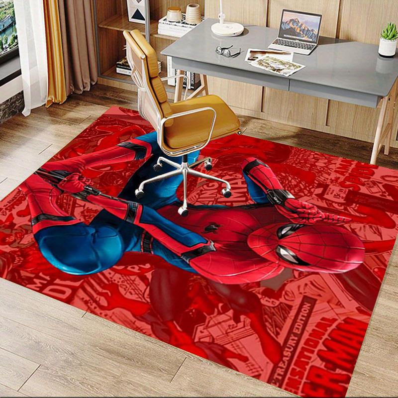 Spiderman Artwork Carpet For Playroom Bedroom Living Room Sofa Home Decorkids Game Area Rug Nonslip Floor Mat