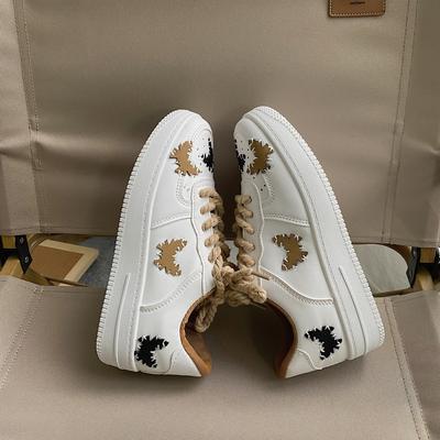 Летняя белая обувь женская весенняя новая повседневная ретро кеды в гонконгском стиле