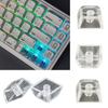5/10PCS Clear Backlit Keycaps For Mechanical Keyboard 1U XDA Height Customizable Keyboards Keycaps With Comfort Touch
