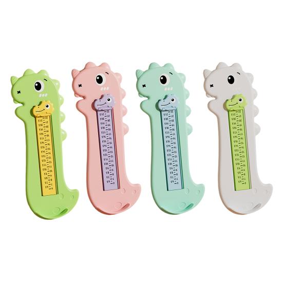 Cartoon Dinosaur Foot Measuring Device Kids Foot Length Measurement Gauge Infant Boys Girls Accurate Shoe Sizer Ruler Feet Measurer Tools