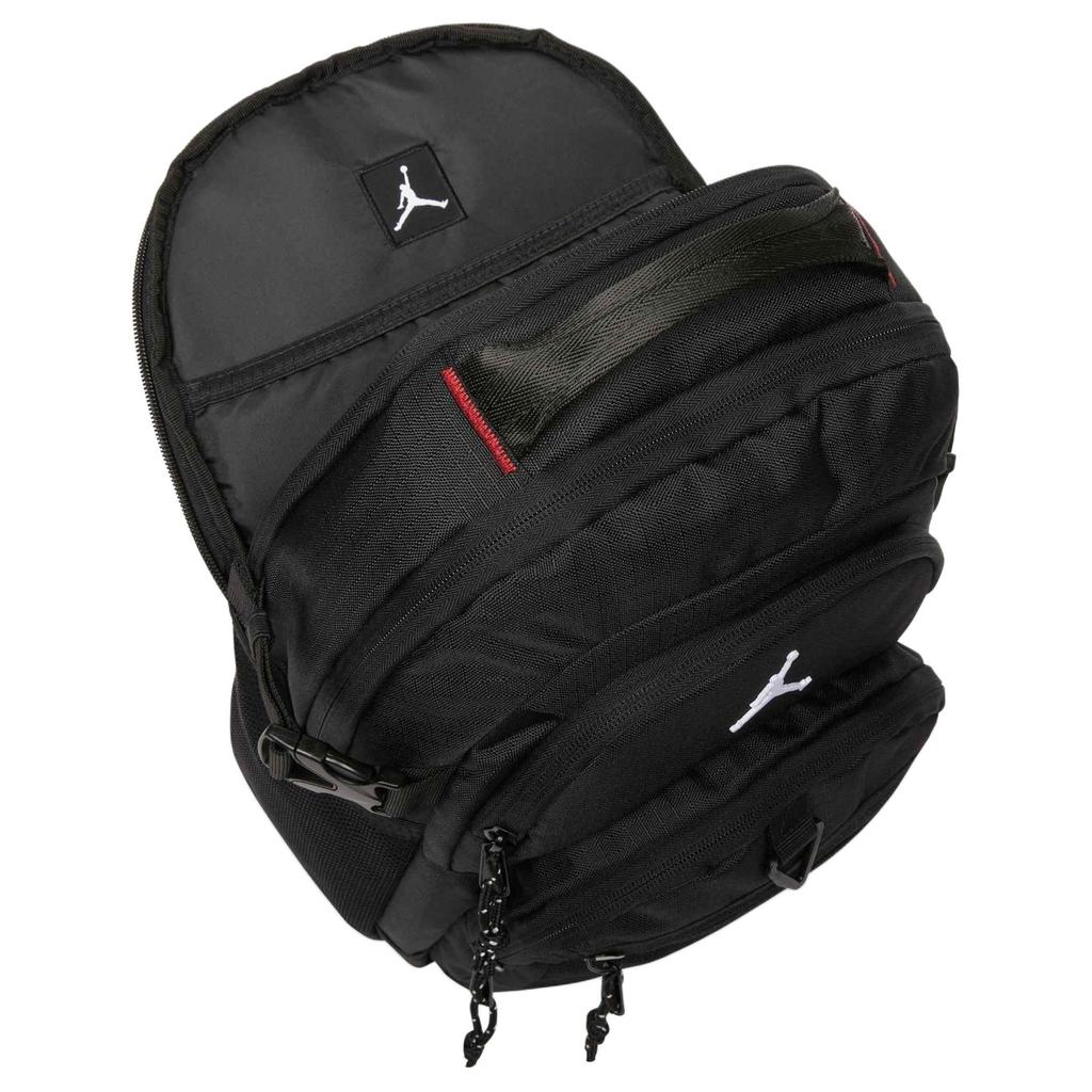 New Jordan Polyester Backpack Unisex Black/Light Ivory White II6435-010