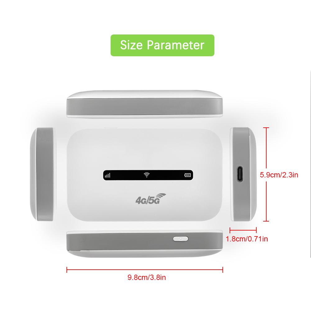 4G LTE Mobile WiFi Router 150Mbps Portable WiFi Hotspot with SIM Card Slot (EU)