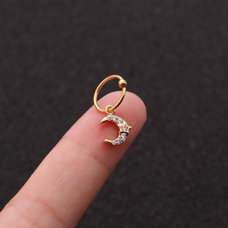 Ювелирные изделия 1 шт. великолепные хрустальные серьги-кольца хрящ спираль пирсинг пупка кольцо трагус ручная работа