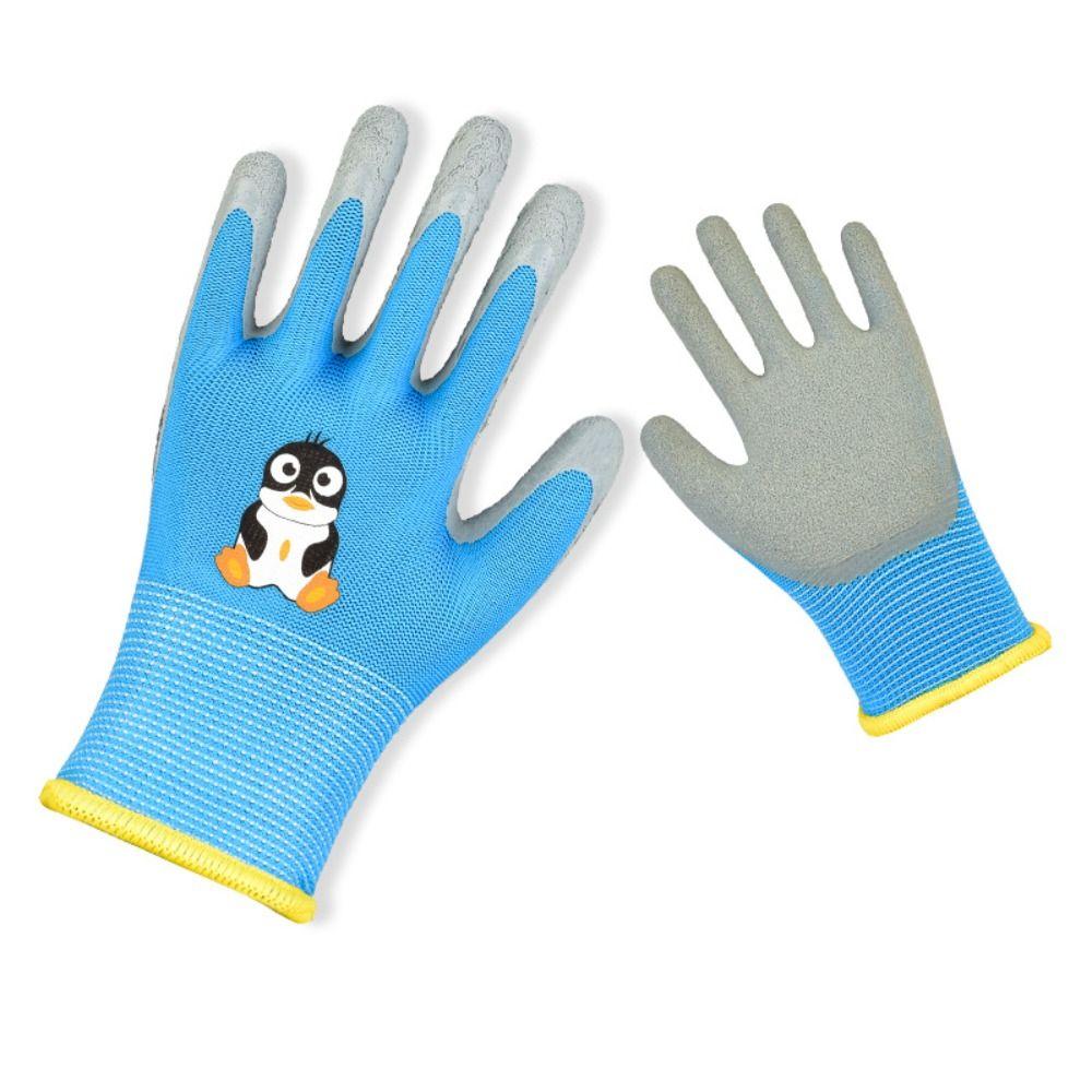 Durable Garden Work Gloves Breathable Children Protective Glove Kid Gardening Gloves  Planting Work