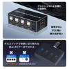 Переключатель KVM ELEVIEW 4K HDMI USB-переключатель 4 порта 4 Share Простое подключение Драйвер не требуется Ручной переключатель USB-кабель в комплекте (для ПК) 4K@60Гц HDMI2.0
