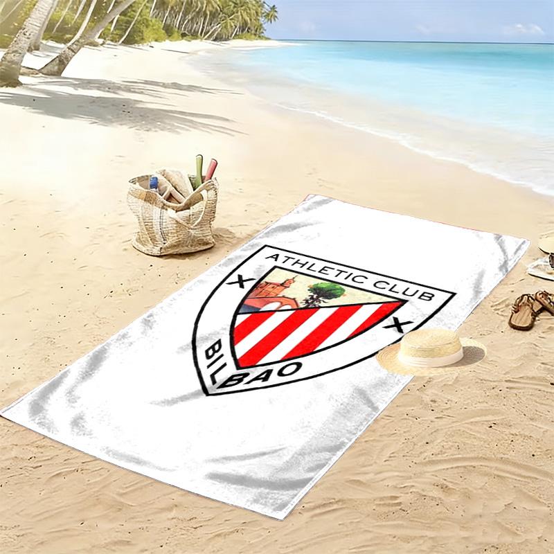 Athletic Club de Bilbao Print Beach Towel, Large Soft Quick Dry Towel for Beach Camping Swimming