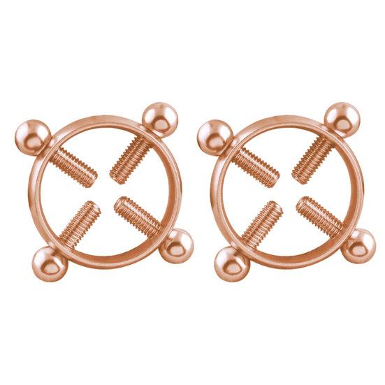 Модные присоски для сосков, стильные широко применяемые кольца для поддельного пирсинга, непирсинговые регулируемые зажимы для сосков, кольца