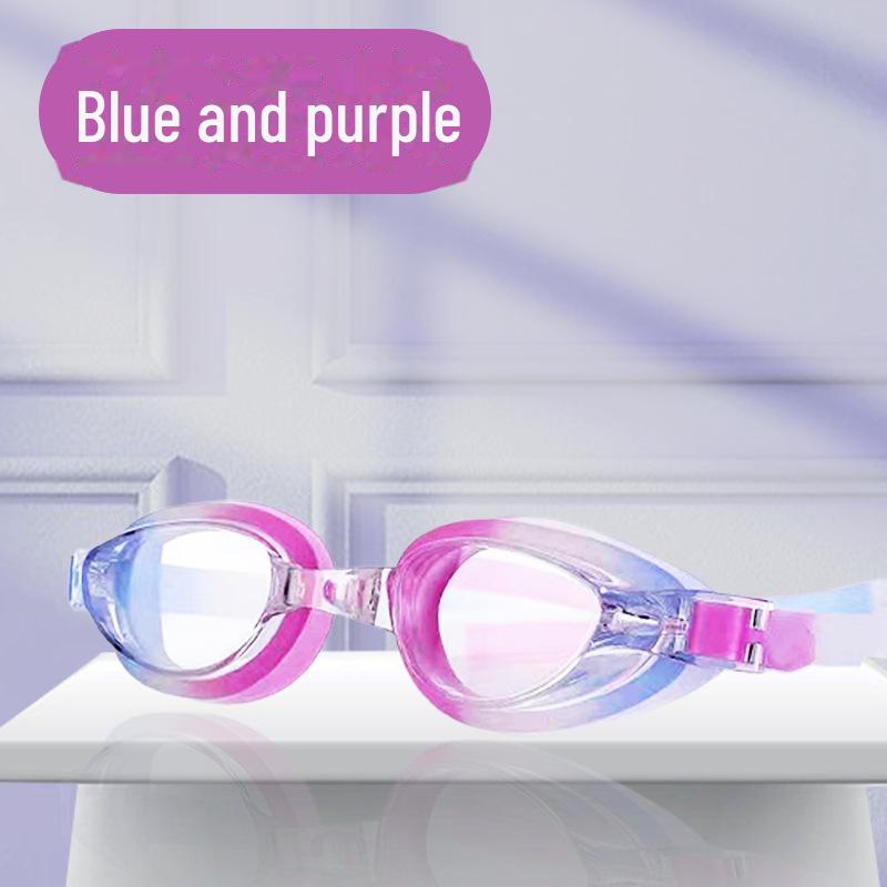 2025 Anti-Fog Electroplated Myopia Silicone Swimming Goggles Set