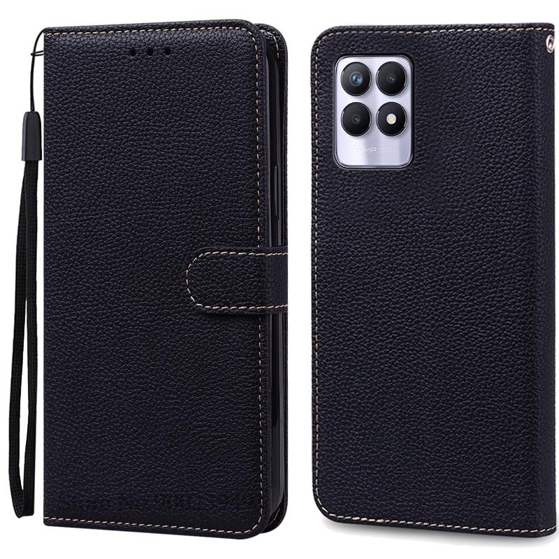 Case For Realme 8i Case Soft Silicone Wallet Flip Leather Case For Realme 8i Phone Case Realme 8 I Cover Coque Fundas