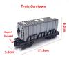 Criativo MOC Blocos de Construção para Crianças, Cidade Tanque, Trem de Carro, Trem de Carga, Lenha, Ferrovia, Ônibus Expresso