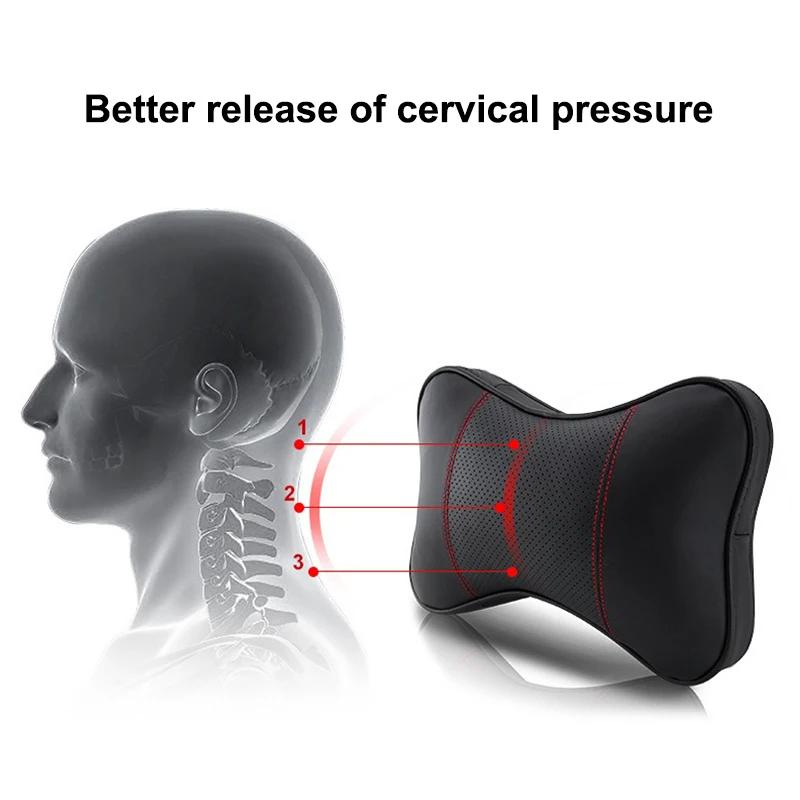 Подушка для сна на подголовник автомобильного сиденья, Защитная накладка на ремень безопасности для Mitsubishi Evolution X Lancer EVO, Аксессуар