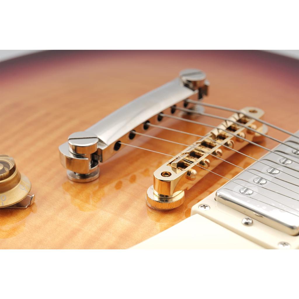 Musiclily Pro Bridge для гитары Epiphone Les Paul SG Style Electric Gold 10,4 мм ABR-1 Tune-O-Matic,