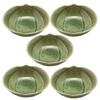 Mino Ware "Yamashu" Ash-Glazed Nut Small Bowls and Plates, Approx. 13cm Diameter, Set of 5, Made In Japan, Product Code: 552-0001s