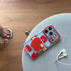 Чехол для iPhone 17/16 Pro Max с подставкой, дизайн «Красное яблоко», для японских и корейских девушек