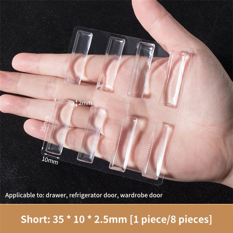 Kitchen Cabinet Door Bumper Self Adhesive Silicone Rubber Pads For Drawers Chair Damper Pad Buffer Cushion Furniture Hardware