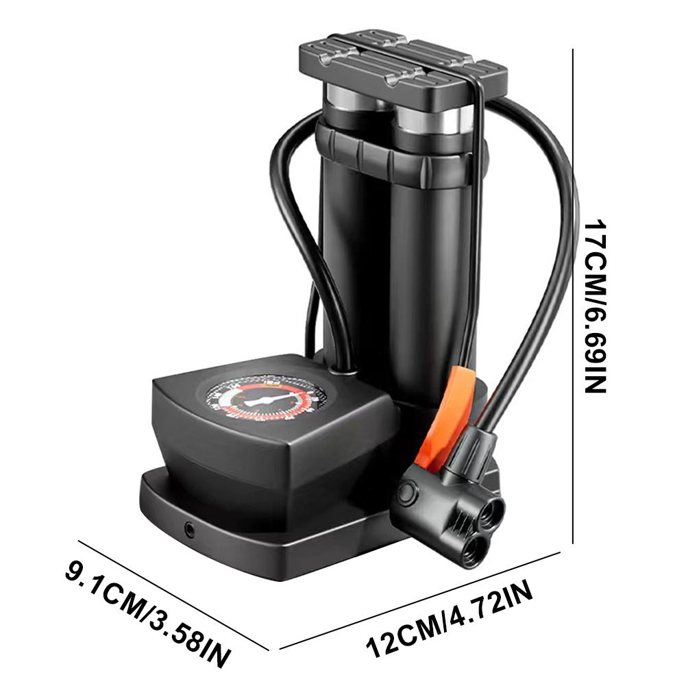 Ножной насос портативный ножной насос с активацией педали напольный насос клапан Шредера велосипедный насос для электромотоцикла